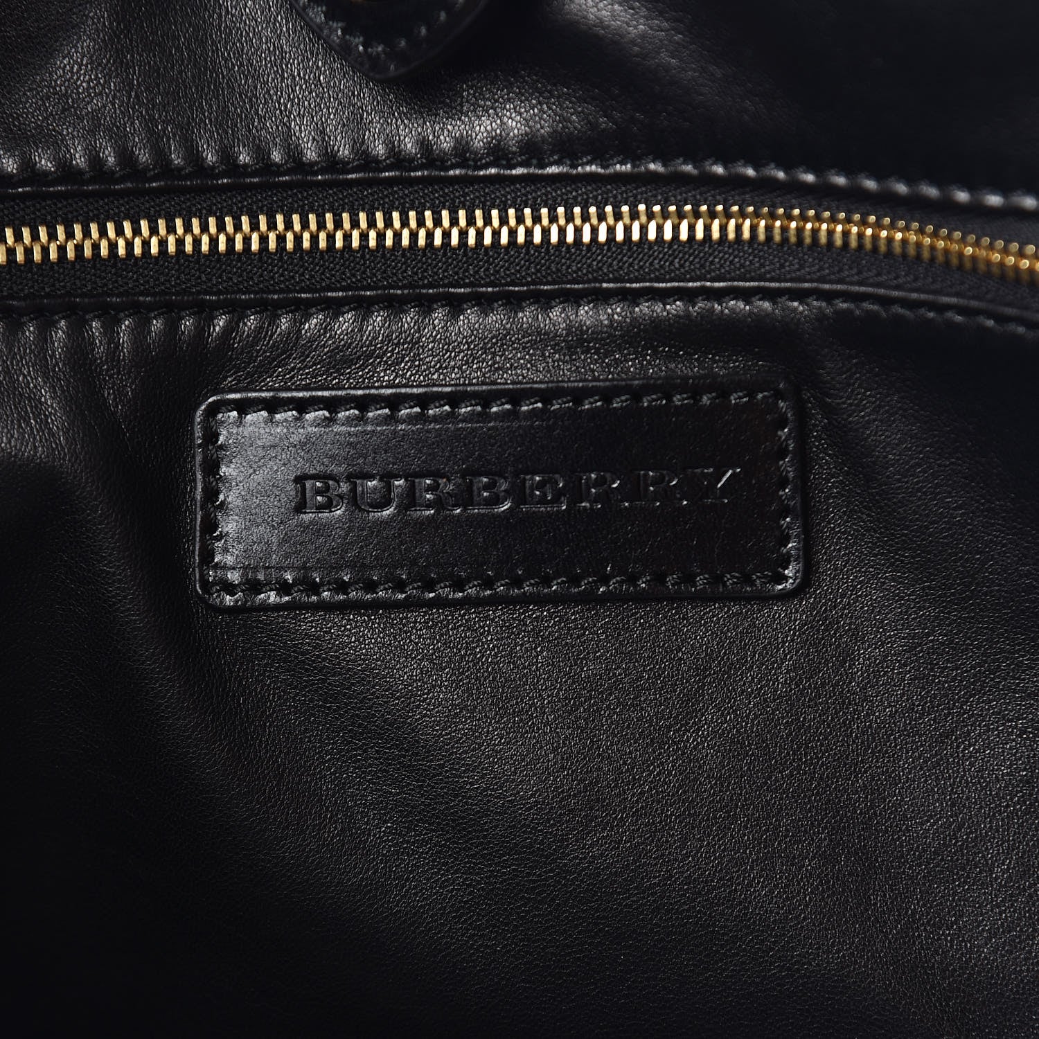 Burberry House Check Bridle Calfskin Medium Salisbury Tote Black 8 of 10