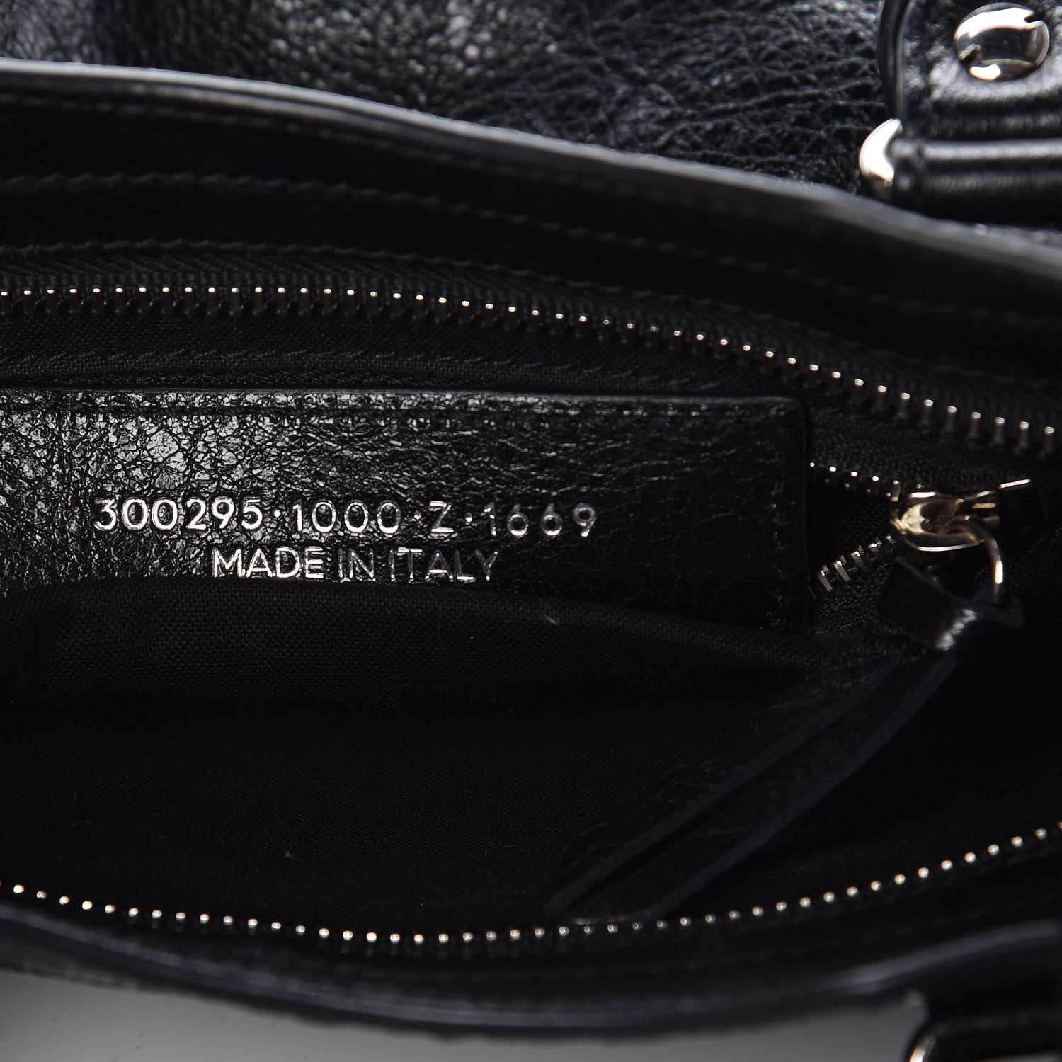 Balenciaga Agneau Classic Silver Hardware Mini City Black 7 of 9