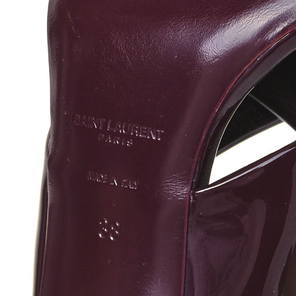 Saint Laurent Patent LouLou Mules 38 Barolo 6 of 7