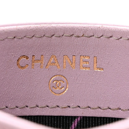 Chanel Caviar Quilted Card Holder Light Purple 5 of 11