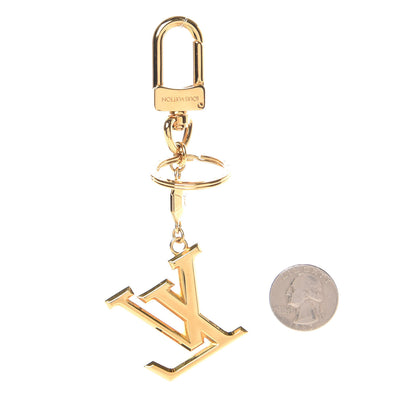 Louis Vuitton LV Facettes Bag Charm Key Holder Gold 2 of 3