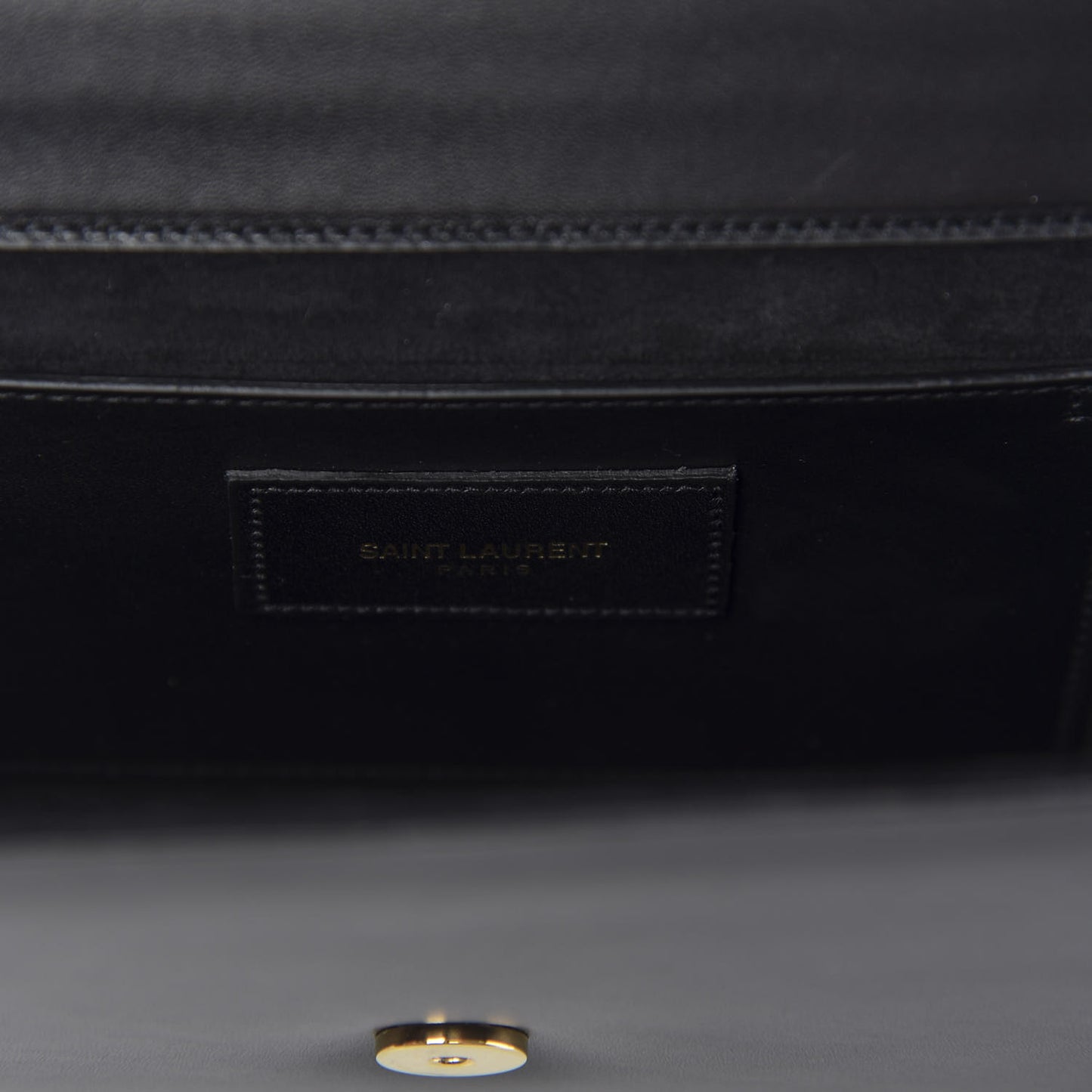Calfskin Classic Monogram Tassel Clutch Black