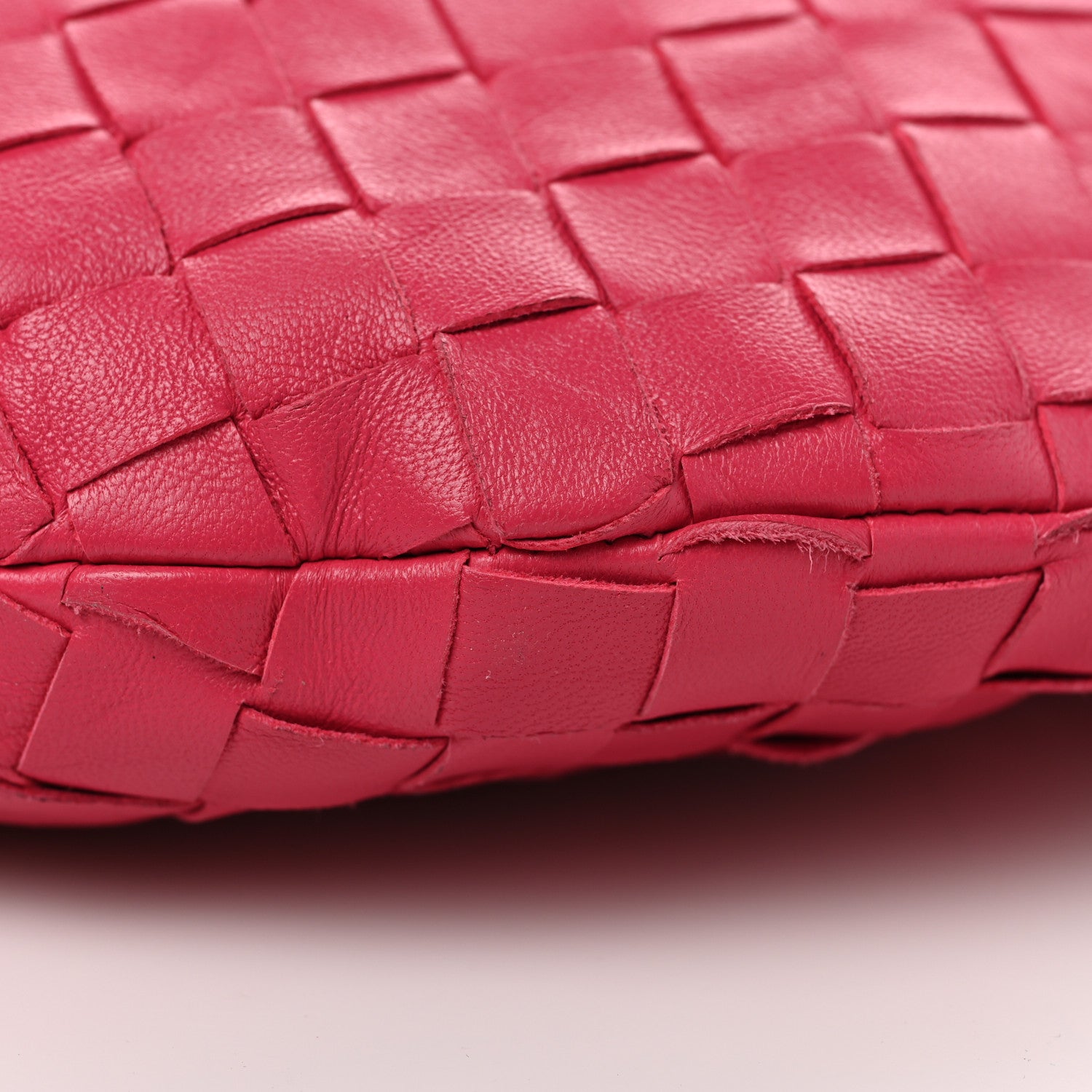 Bottega Veneta Nappa Intrecciato Teen Jodie Hobo Cranberry 8 of 8
