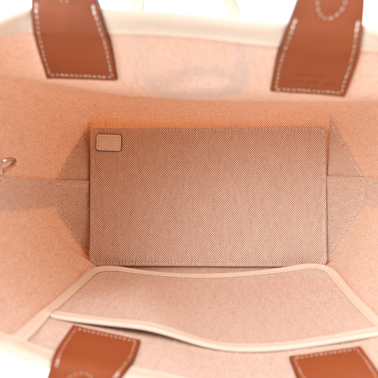 Hermes Military Toile Canvas Swift Steeple 25 Bag Gold 5 of 11