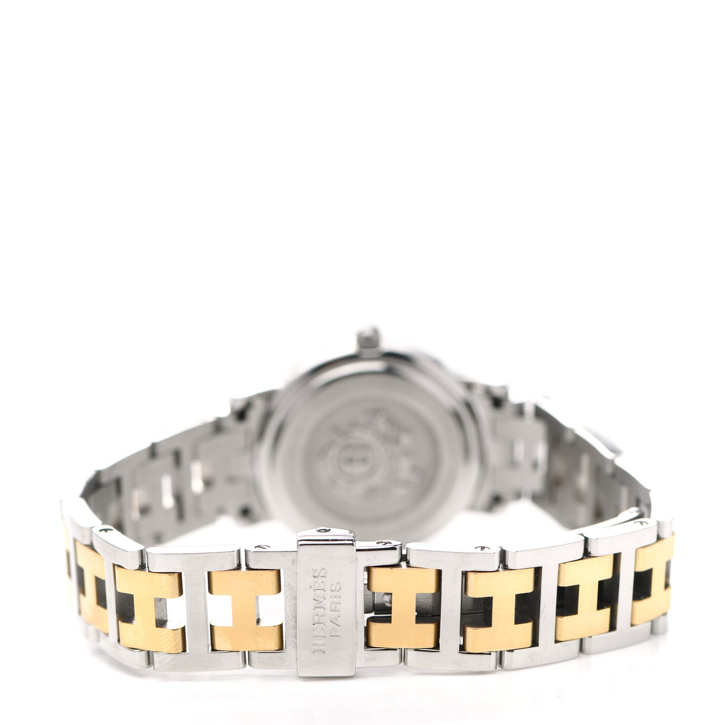 Stainless Steel 24mm Clipper Quartz Watch Gold