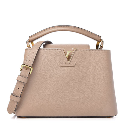 Louis Vuitton Taurillon Capucines BB Galet 1 of 9