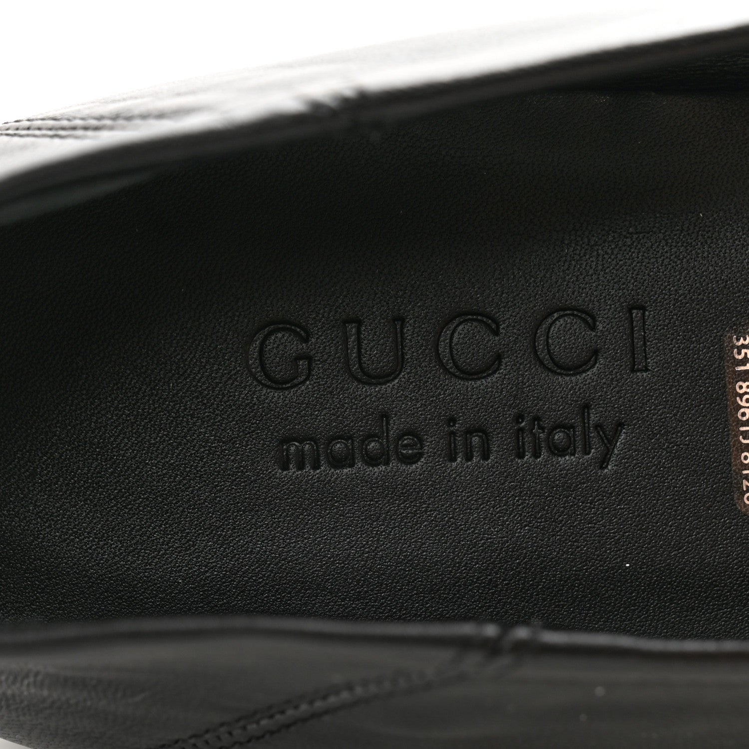 Gucci Lambskin Mens Brixton Horsebit Loafers 8 Black 7 of 12