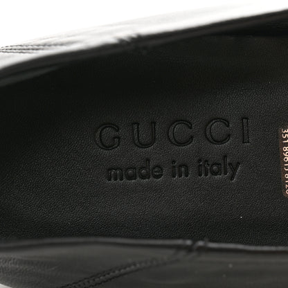 Gucci Lambskin Mens Brixton Horsebit Loafers 8 Black 7 of 12