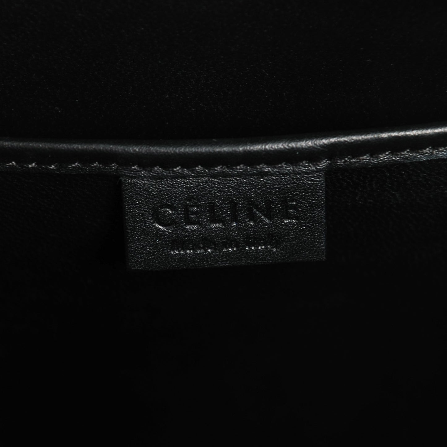 Smooth Calfskin Nano Luggage Black