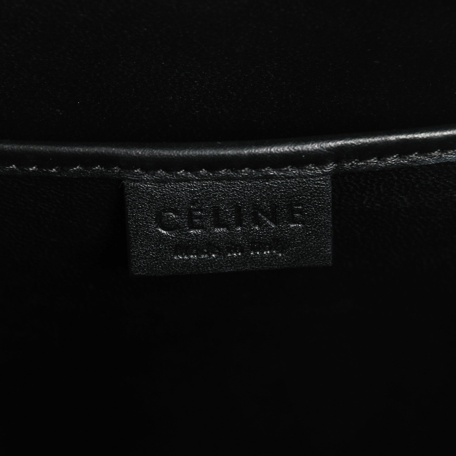 Celine Smooth Calfskin Nano Luggage Black 6 of 7