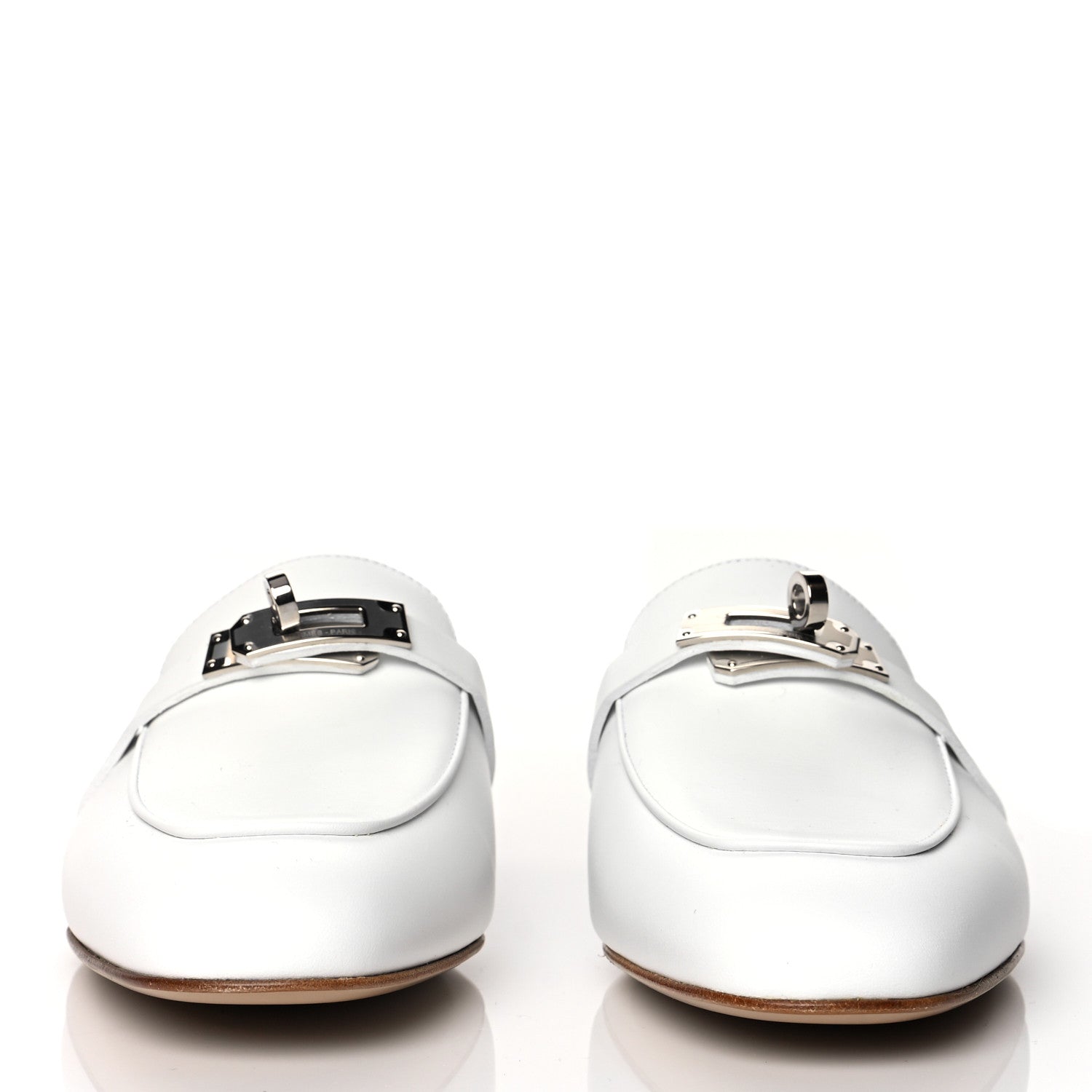 Hermes Calfskin Oz Mules 36.5 White 2 of 10