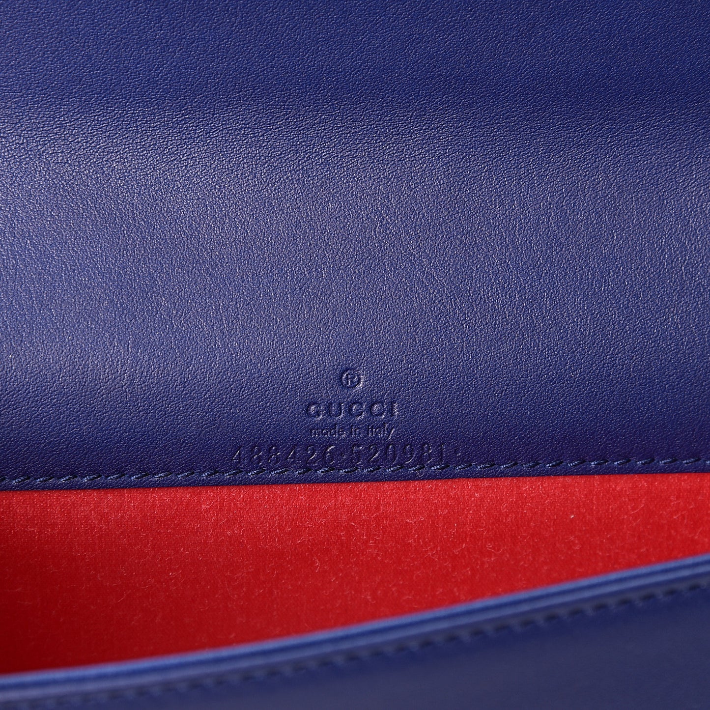 Velvet Matelasse GG Marmont Mini Bag Cobalt Blue