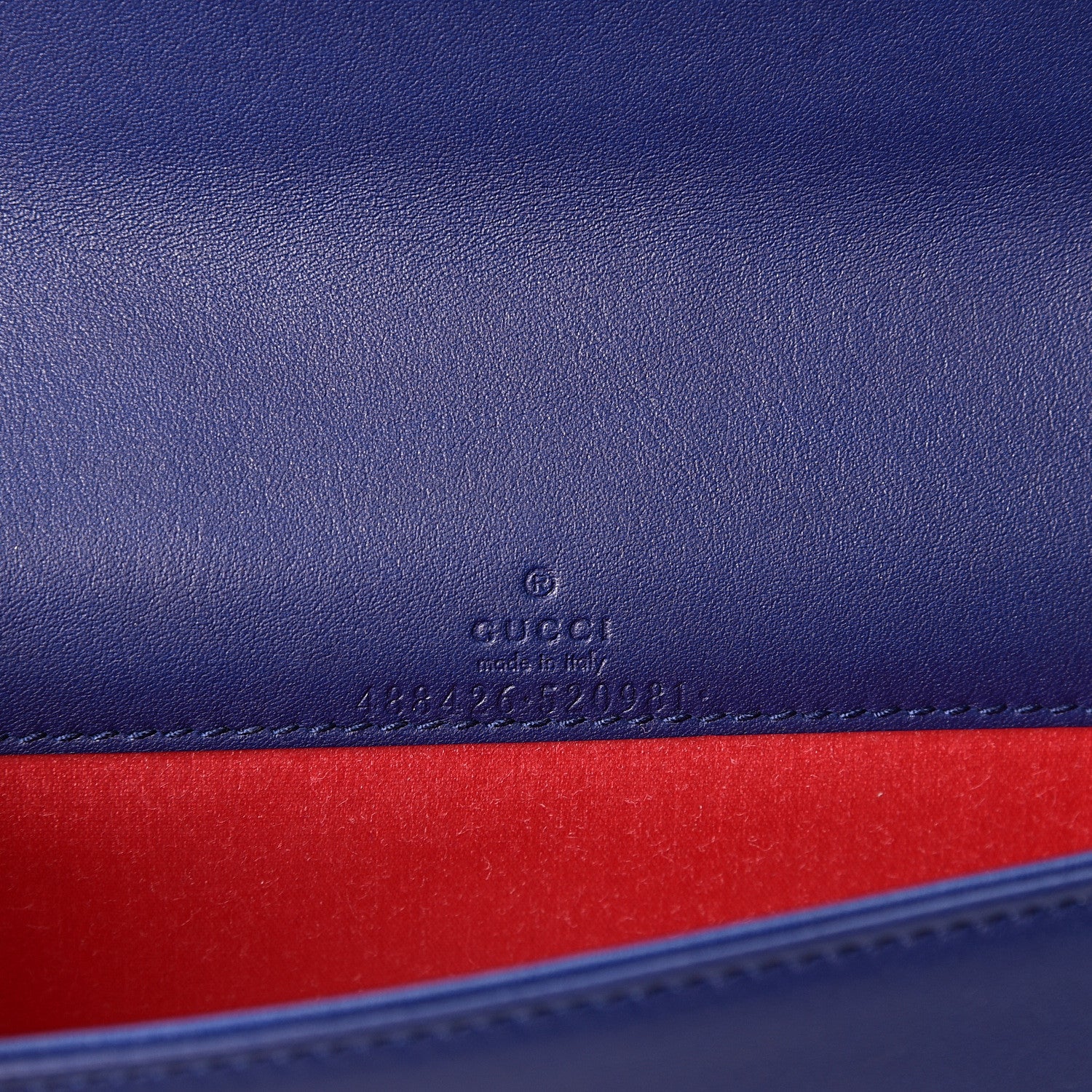 Gucci Velvet Matelasse GG Marmont Mini Bag Cobalt Blue 5 of 8