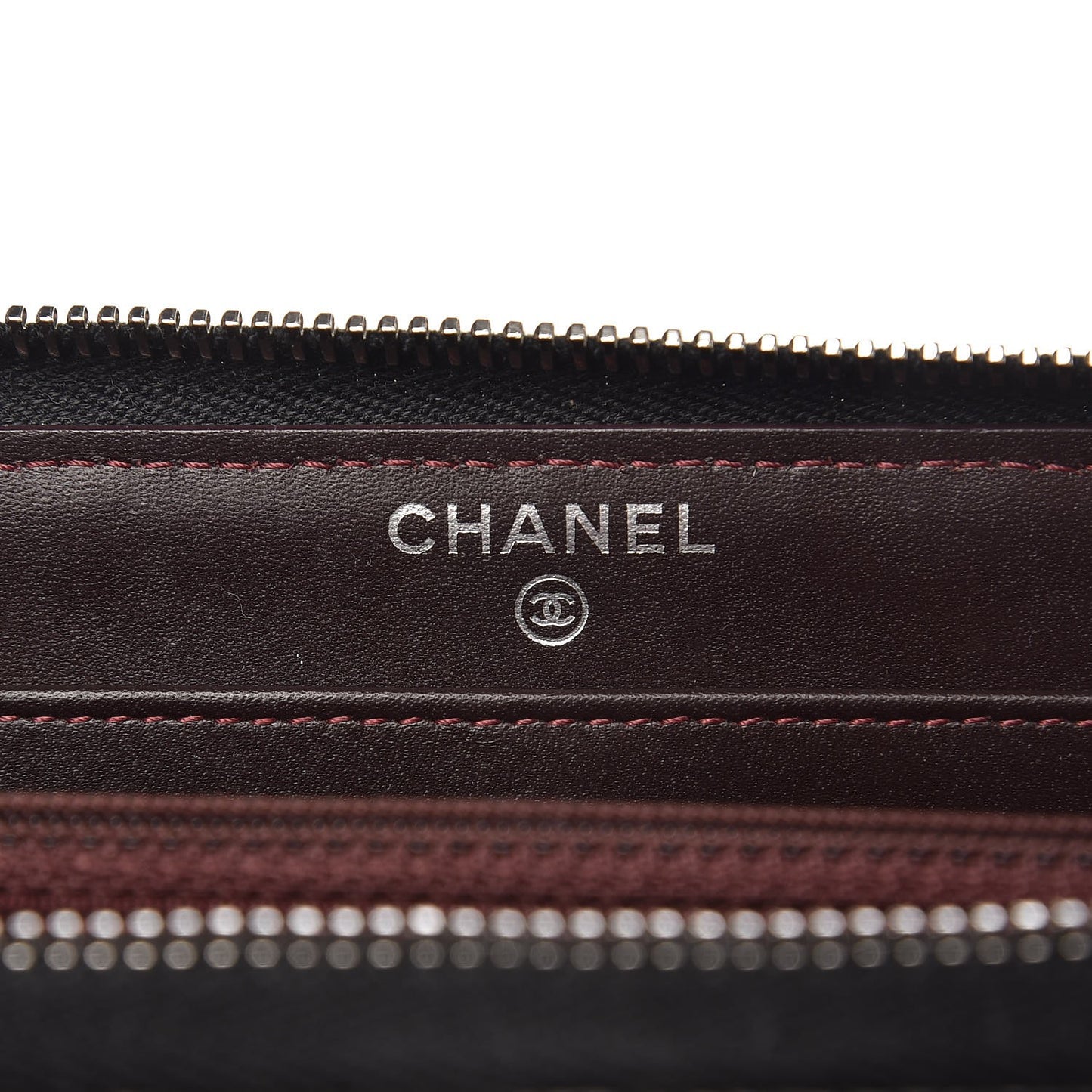 Caviar Quilted Large Gusset Zip Around Wallet Black