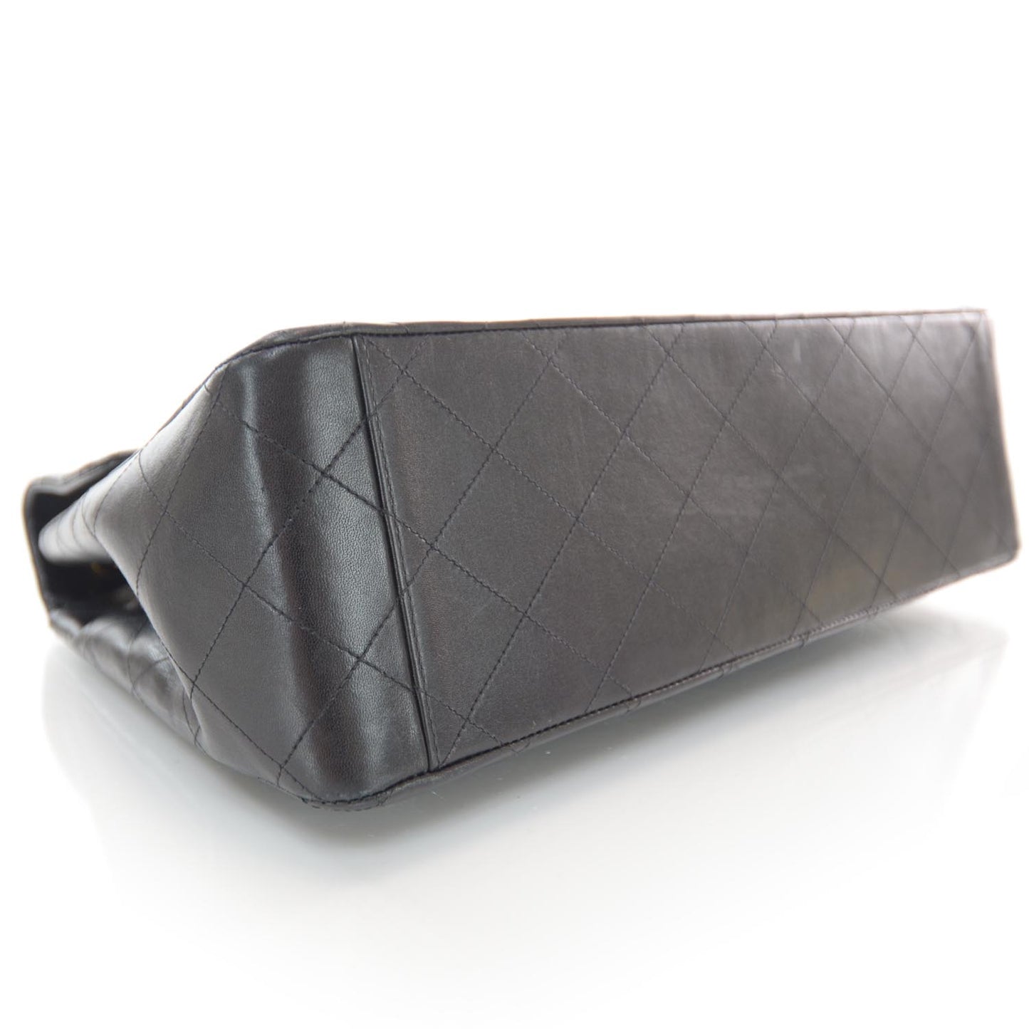 Lambskin XL Jumbo Flap Black