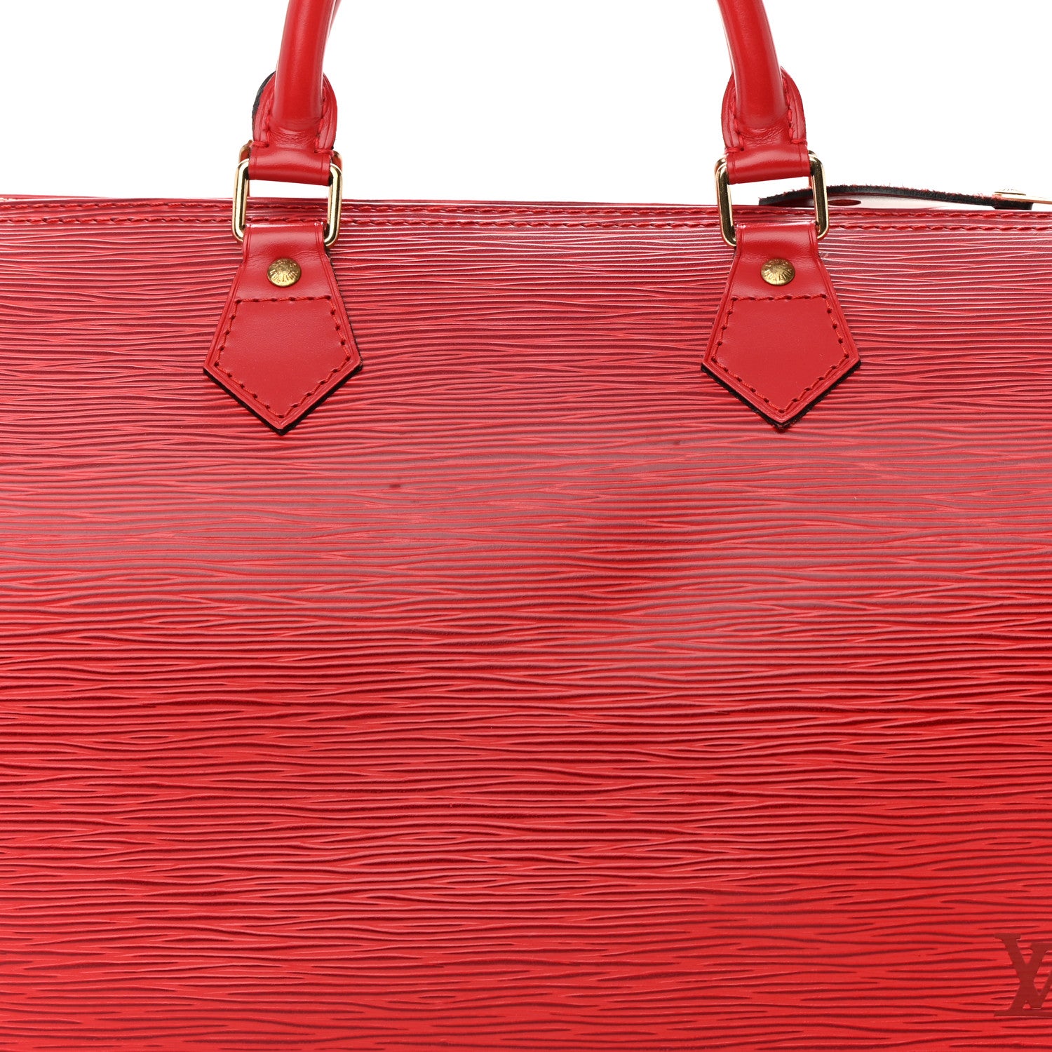 Louis Vuitton Epi Speedy 30 Castillan Red 8 of 20