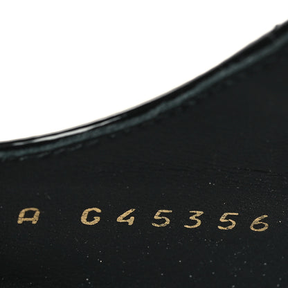 Chanel Patent Calfskin Grosgrain CC Mary Jane Pumps 36 Black 6 of 8