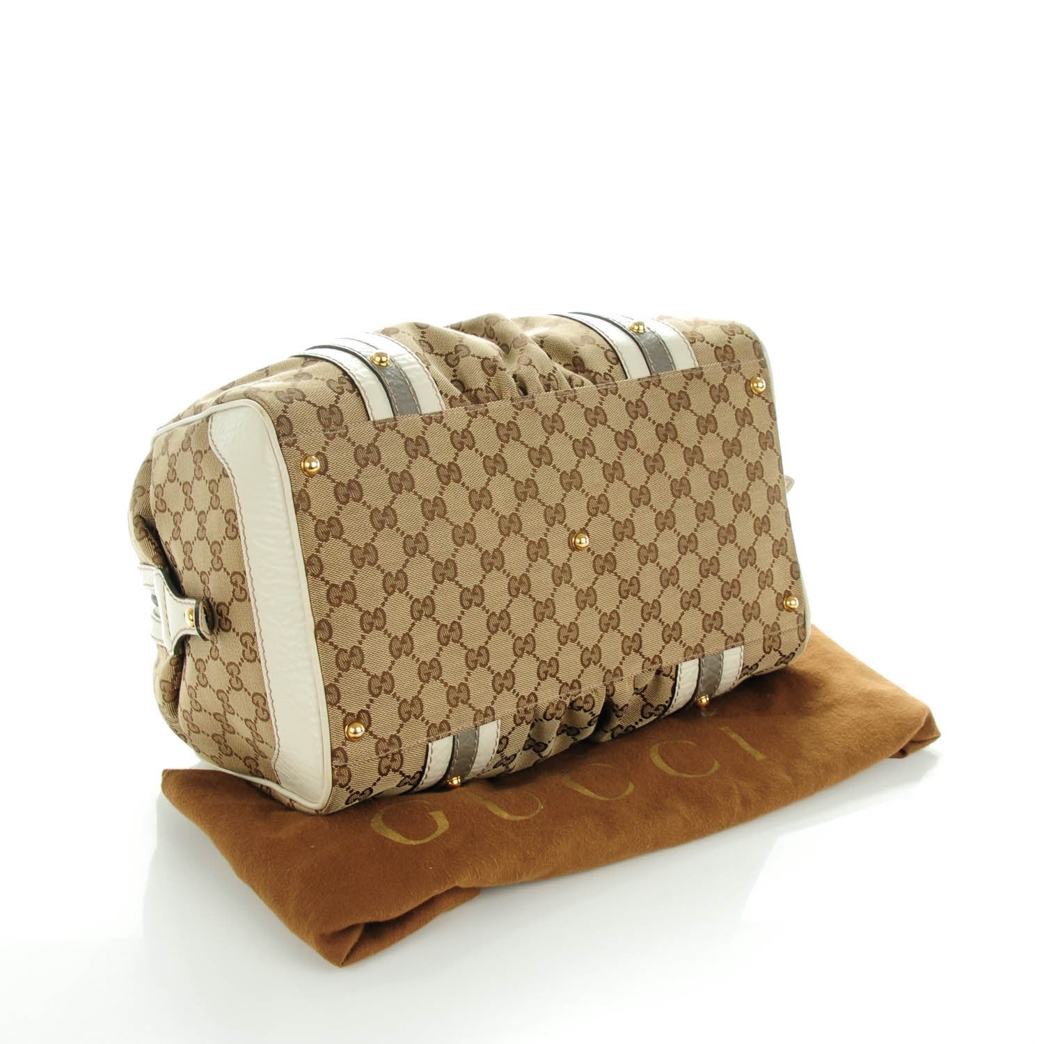 Gucci Monogram Medium Interlocking Boston Off White 5 of 8