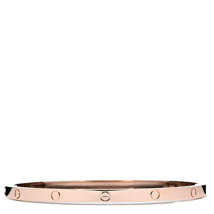 Cartier 18K Pink Gold Small LOVE Bracelet 17 2 of 5