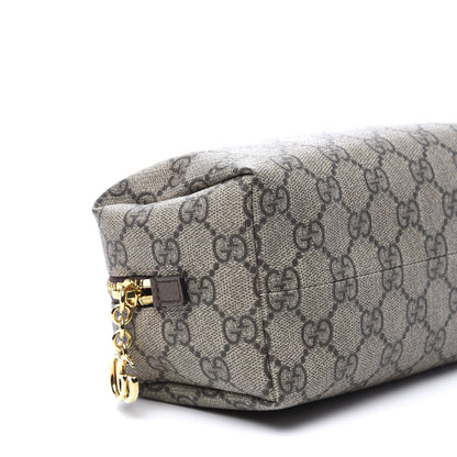 Gucci Soft GG Supreme Monogram Calfskin Medium Ophidia Cosmetic Case Beige Ebony New Acero 4 of 11