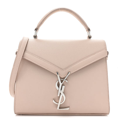 Saint Laurent Grain de Poudre Mini Classic Monogram Cassandra Top Handle Marble Pink 1 of 14