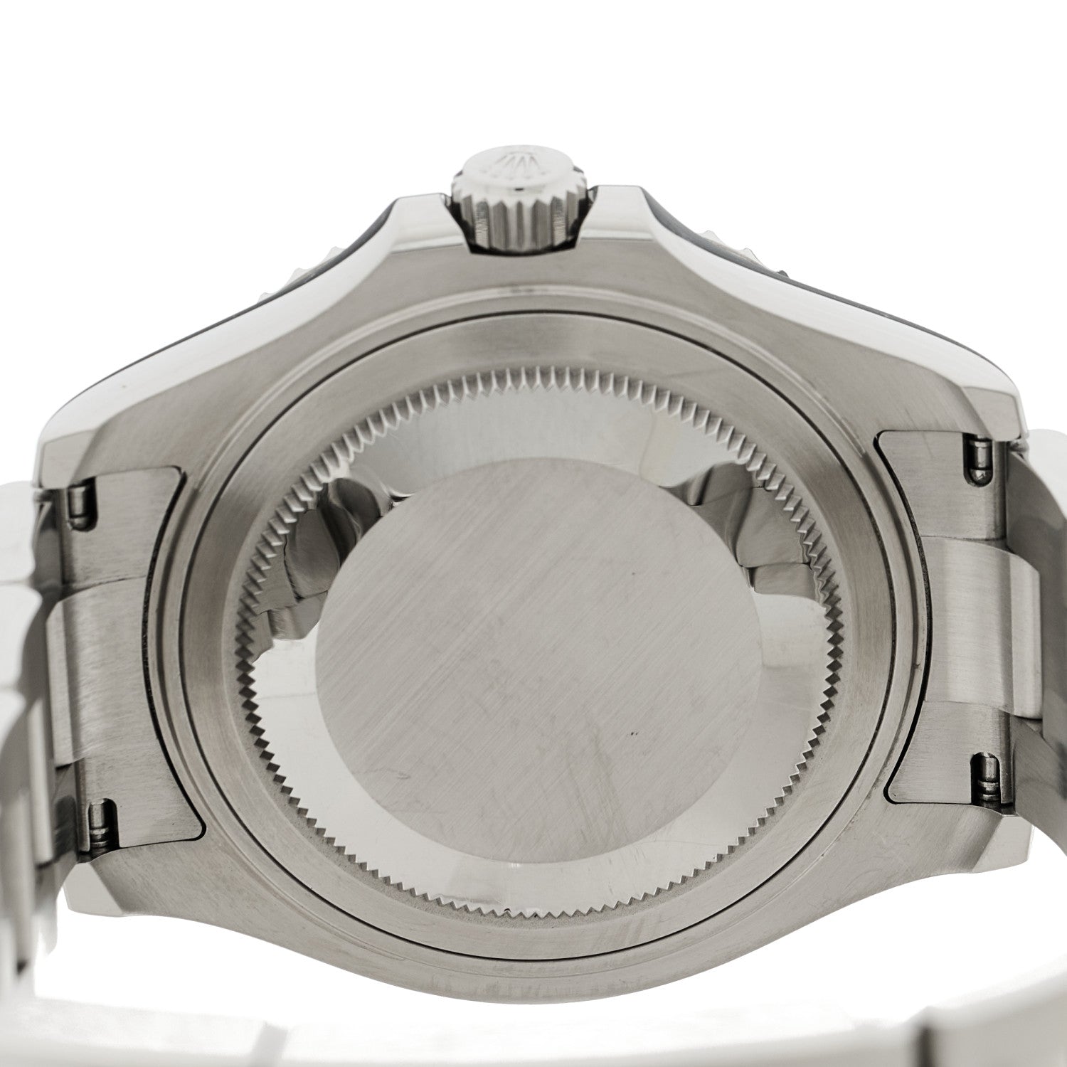 Rolex Stainless Steel Platinum 37mm Oyster Perpetual Date Yacht-Master Watch Slate 268622 4 of 5