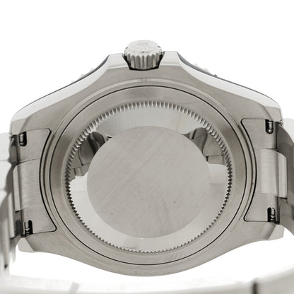 Rolex Stainless Steel Platinum 37mm Oyster Perpetual Date Yacht-Master Watch Slate 268622 4 of 5