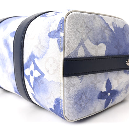 Louis Vuitton Monogram Watercolor City Keepall Blue 10 of 10