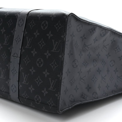 Louis Vuitton Monogram Eclipse Cabas Zippe GM Black 9 of 10