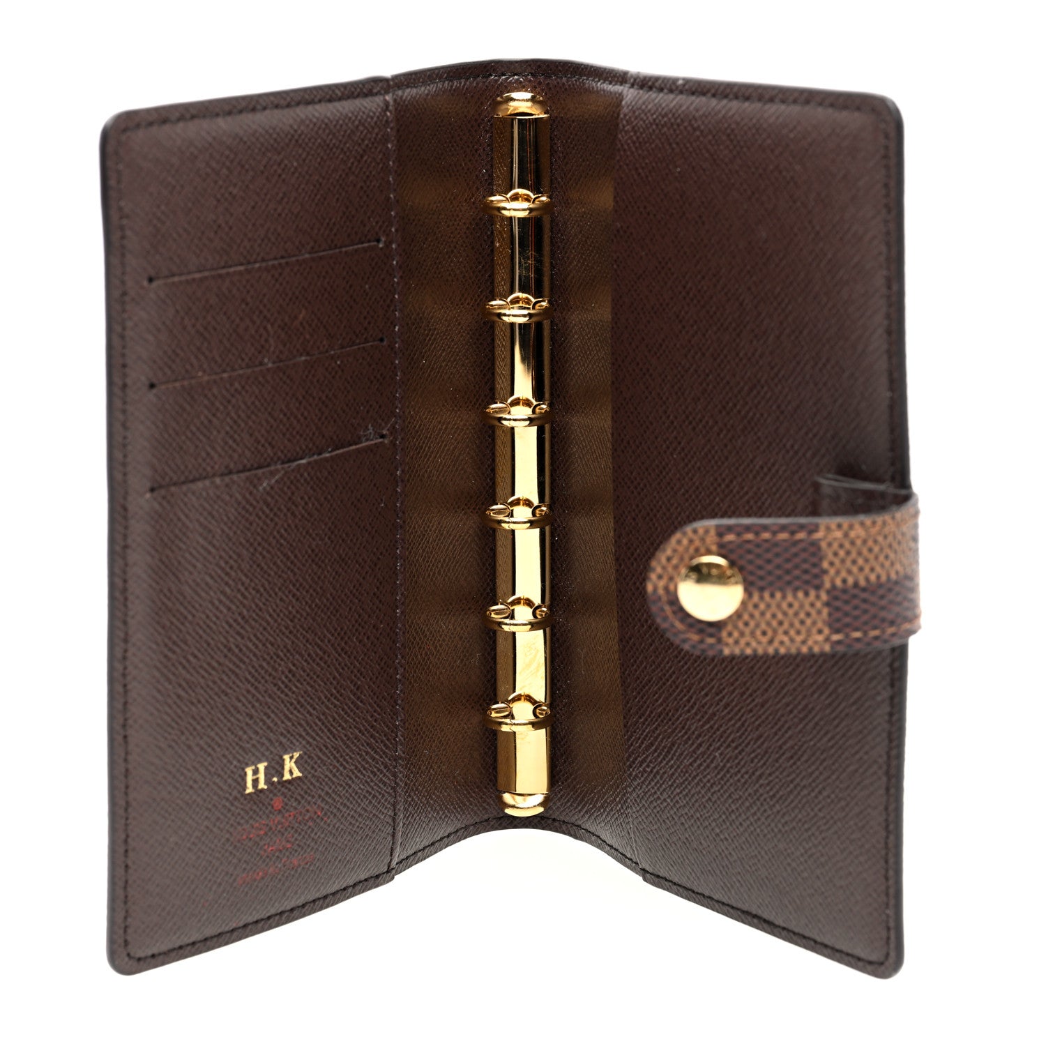 Louis Vuitton Damier Ebene Small Ring Agenda Cover 5 of 6