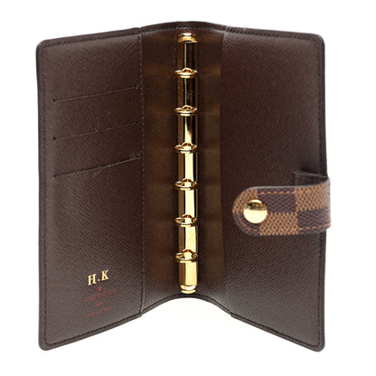 Louis Vuitton Damier Ebene Small Ring Agenda Cover 5 of 6