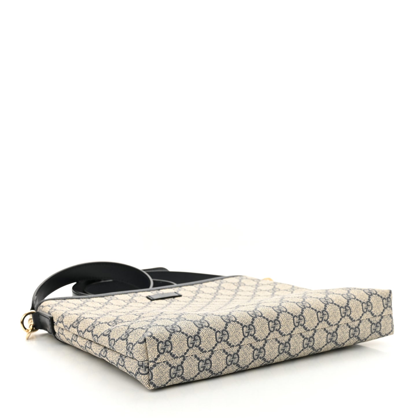 GG Plus Monogram Medium Flat Messenger Bag Navy
