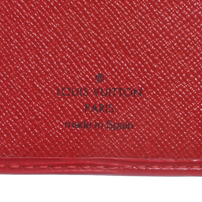 Louis Vuitton Epi Checkbook Cover Red 5 of 6