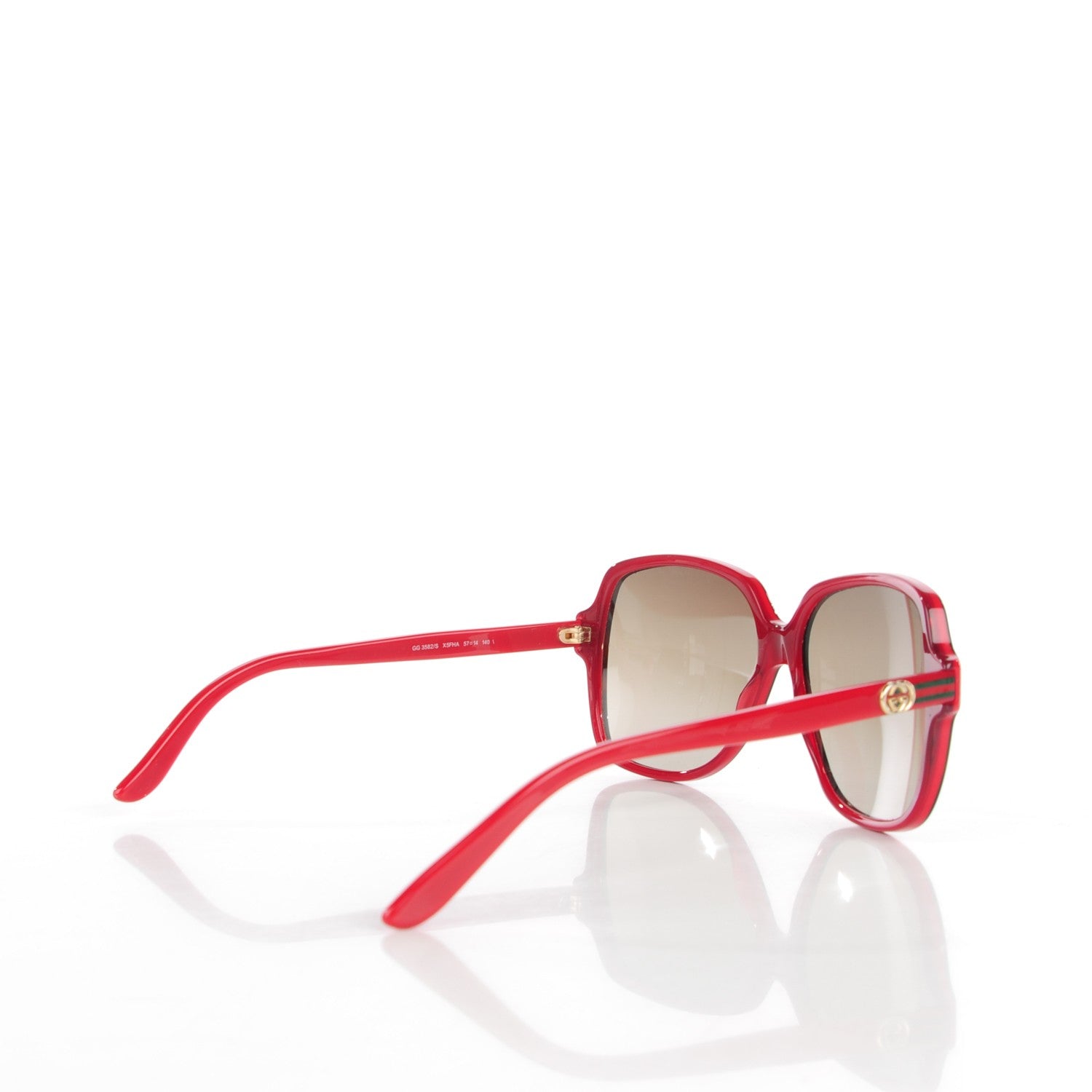 Gucci GG Web Sunglasses 3582/S Red 2 of 7