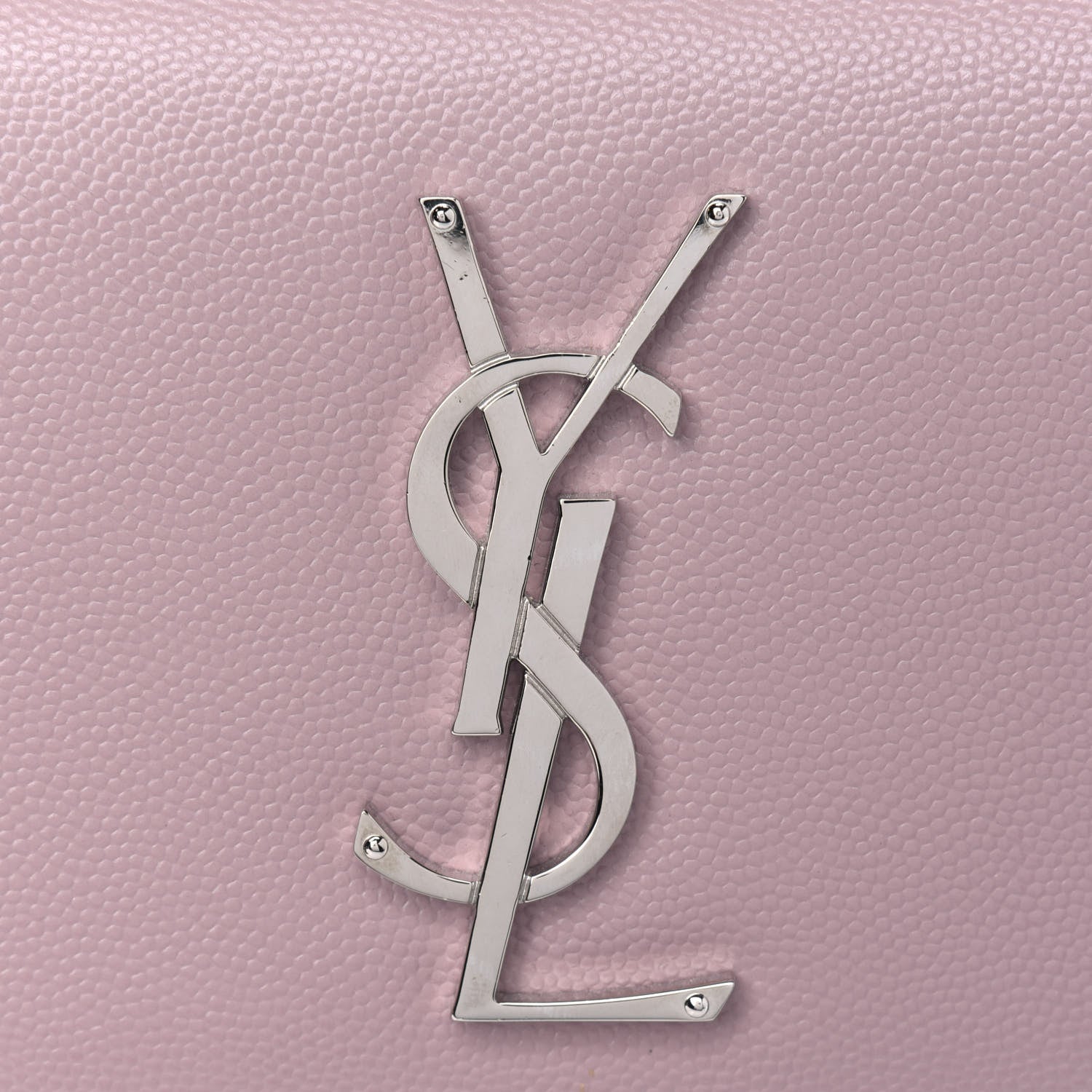 Saint Laurent Grain De Poudre Small Classic Monogram Kate Satchel Old Rose 4 of 4