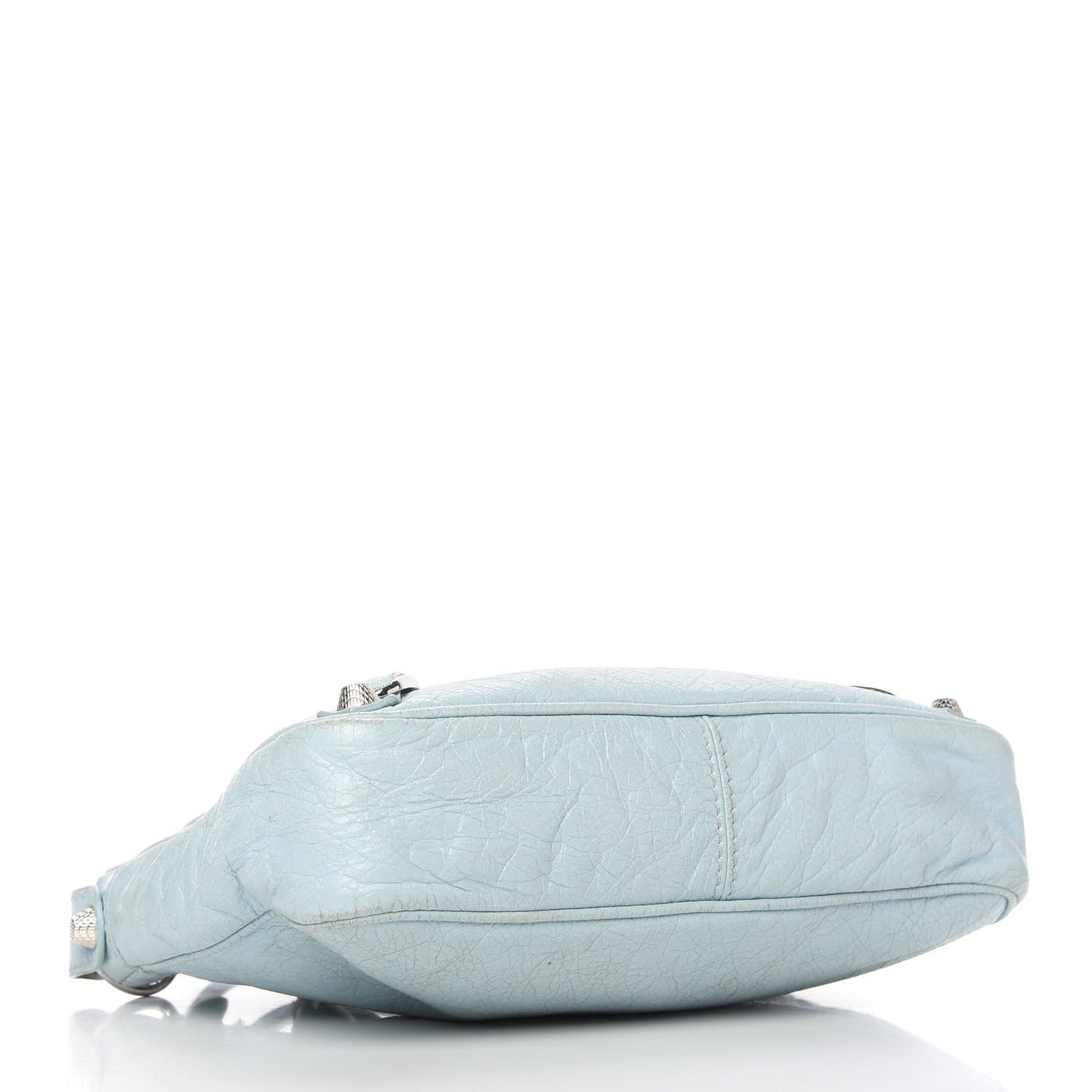 Agneau Giant 12 Silver Hardware Hip Bleu Dragee