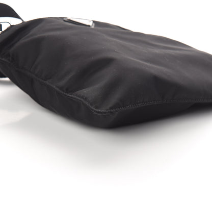 Prada Nylon Vela Flat Messenger Bag Black 7 of 8