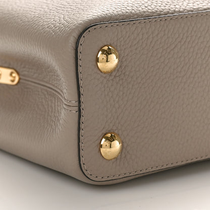 Louis Vuitton Taurillon Capucines BB Galet 8 of 9