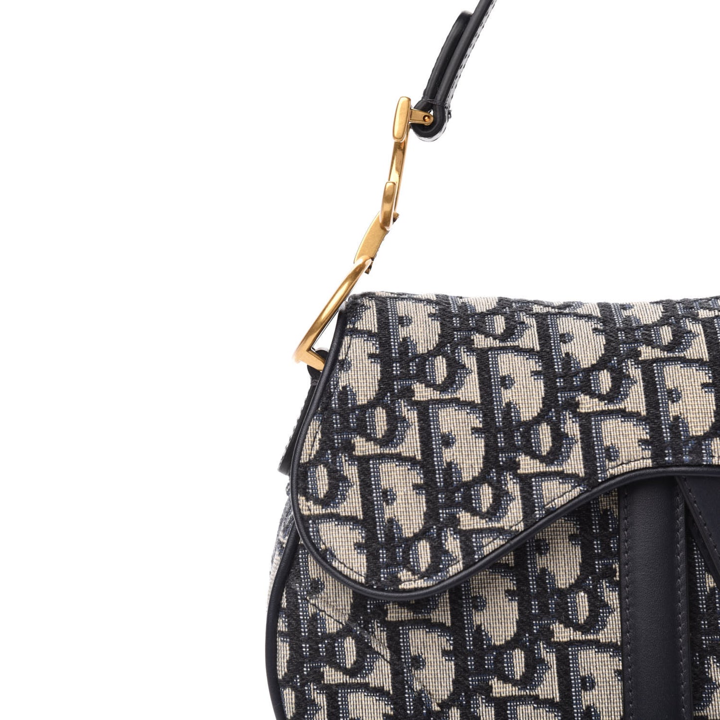 Oblique Mini Saddle Bag Blue