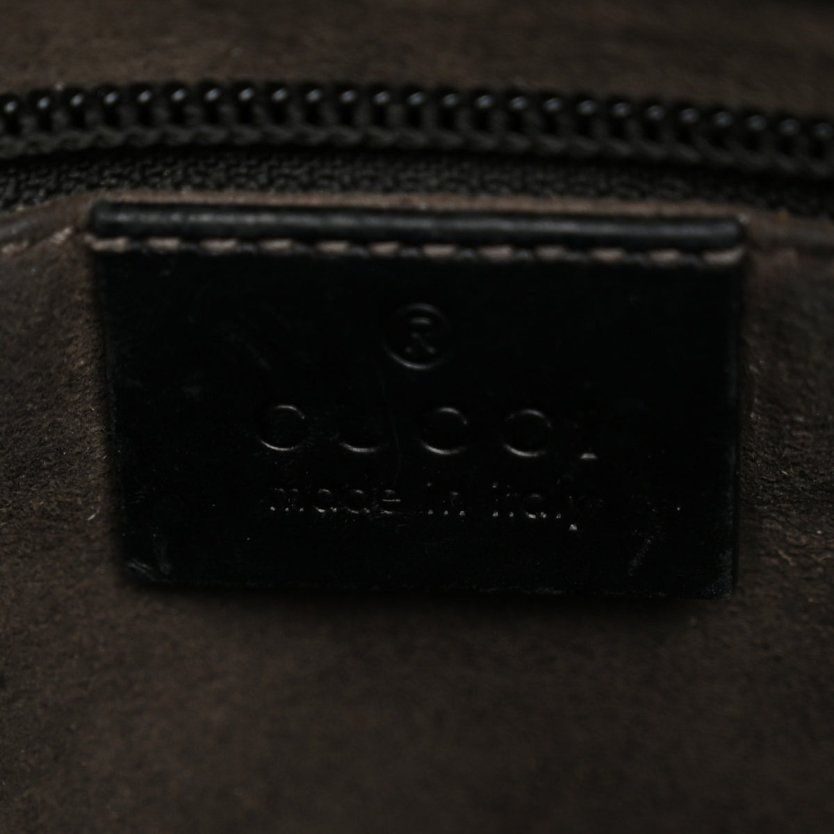 Gucci Guccissima Signature Small Messenger Bag Black 6 of 12