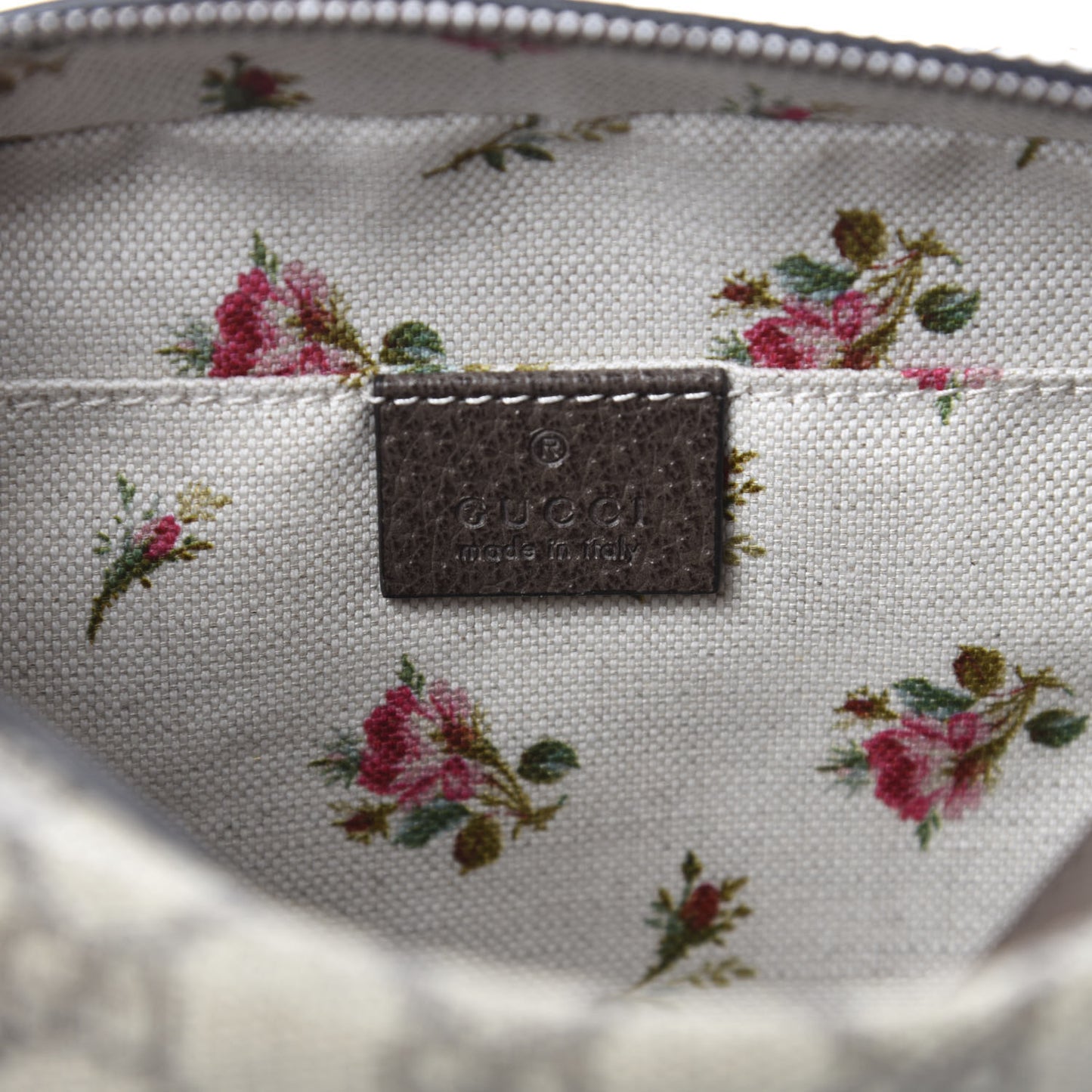 GG Supreme Monogram Web Neo Vintage Shoulder Bag Beige New Acero Crop