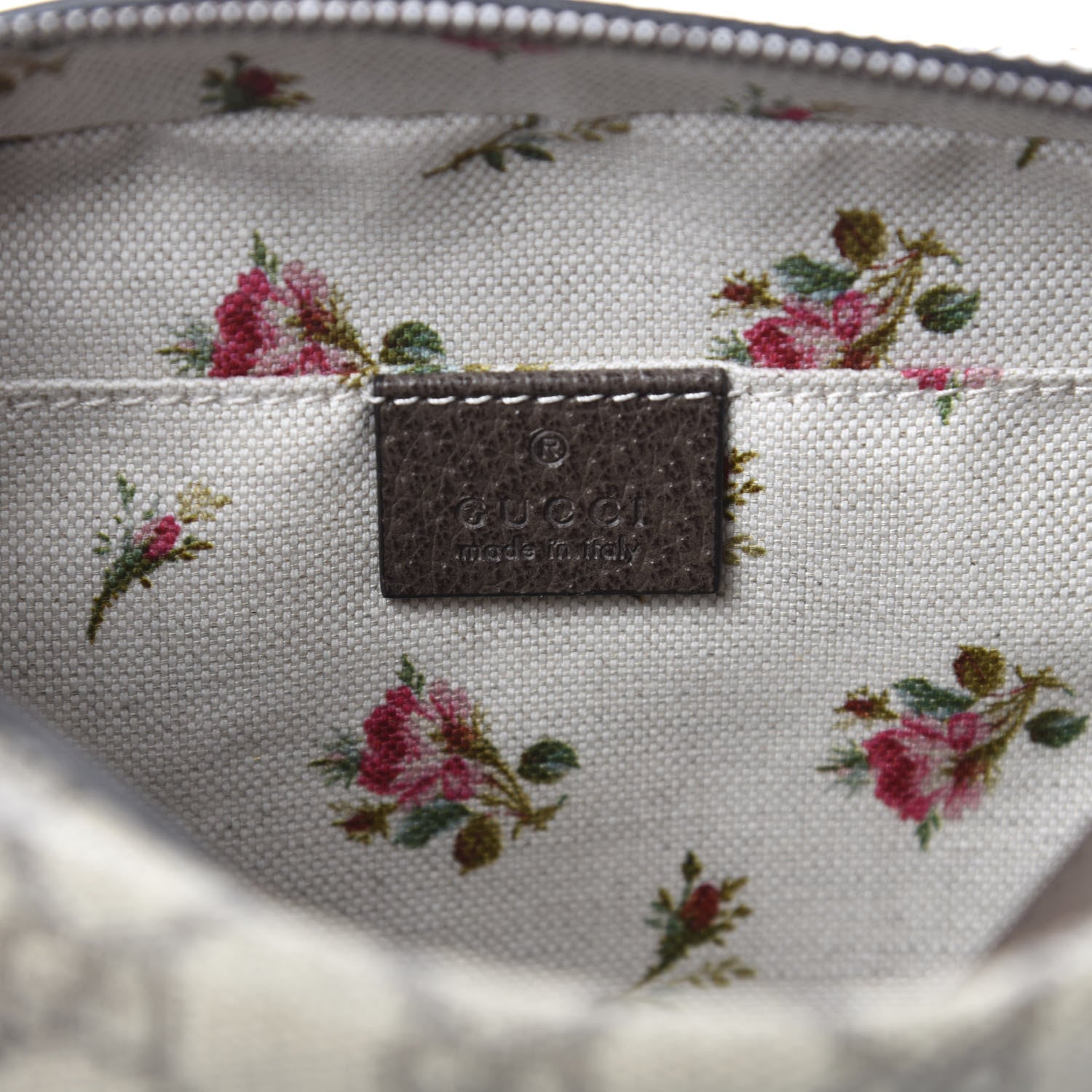 Gucci GG Supreme Monogram Web Neo Vintage Shoulder Bag Beige New Acero Crop 7 of 10