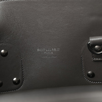 Saint Laurent Grained Calfskin Small Sac De Jour Coal 6 of 13