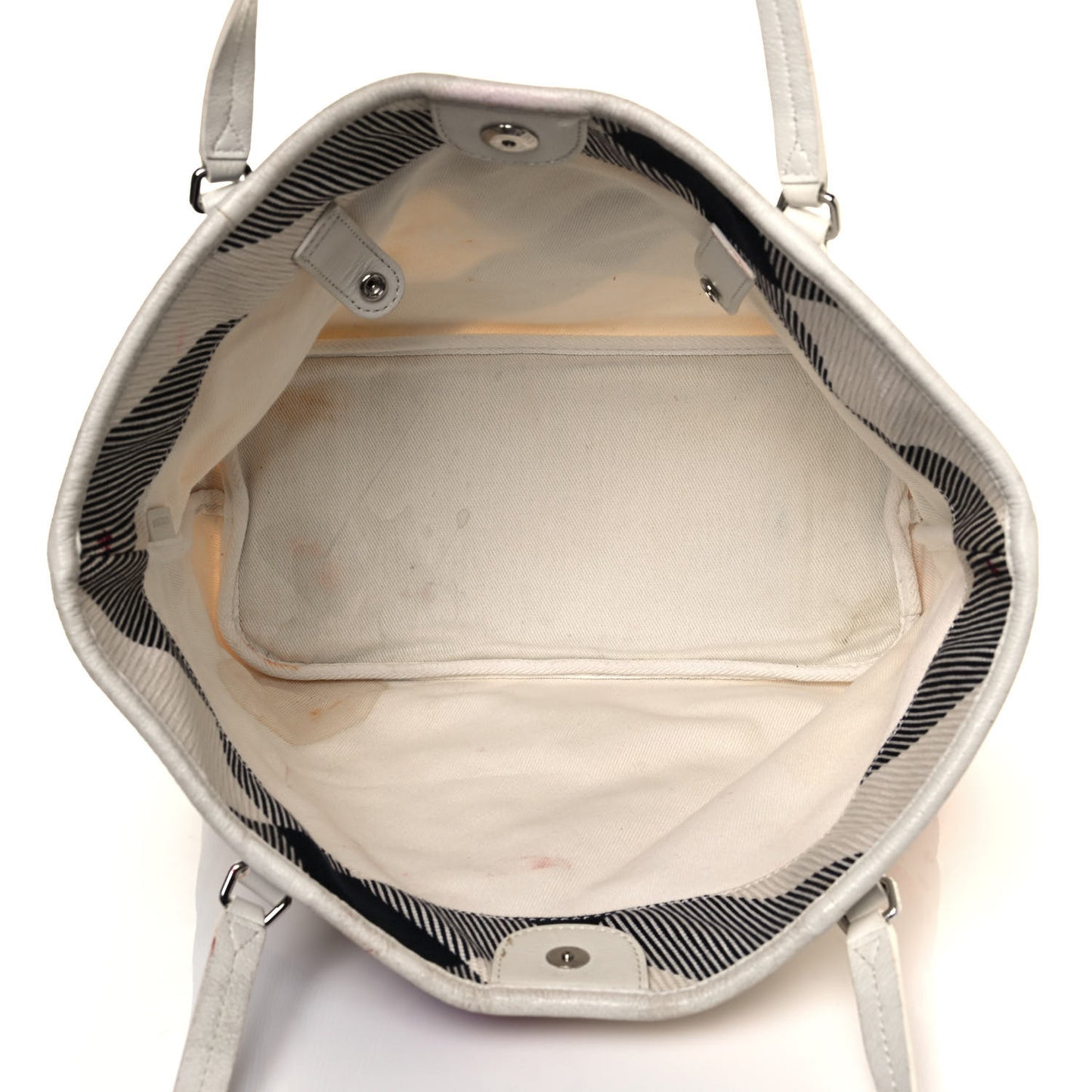 Canvas Confetti Heart Medium Cantley Tote White