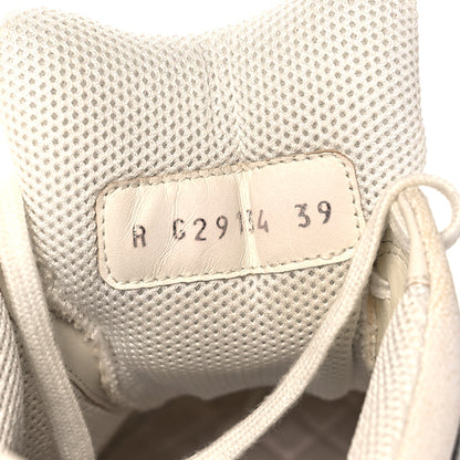 Chanel Suede Calfskin Canvas Goatskin CC Sneakers 39 Beige Brown 7 of 10