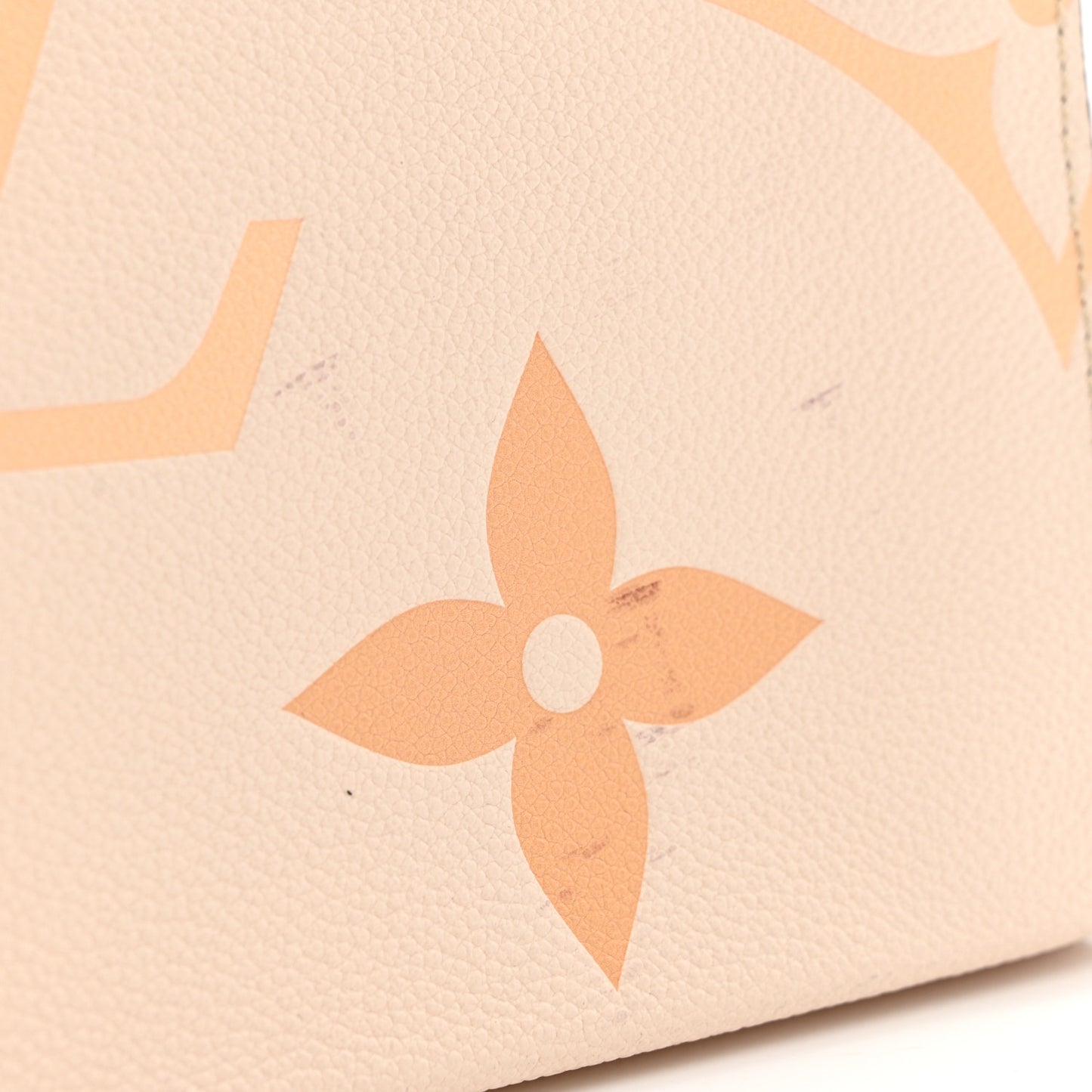 Empreinte Monogram Giant By The Pool Toiletry Pouch 26 Cream Saffron