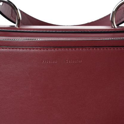 Proenza Schouler Calfskin Medium Hava Top Handle Bag Garnet 8 of 9