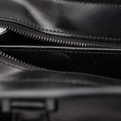 Saint Laurent Shiny Calfskin Medium Uptown Tote Black 11 of 16