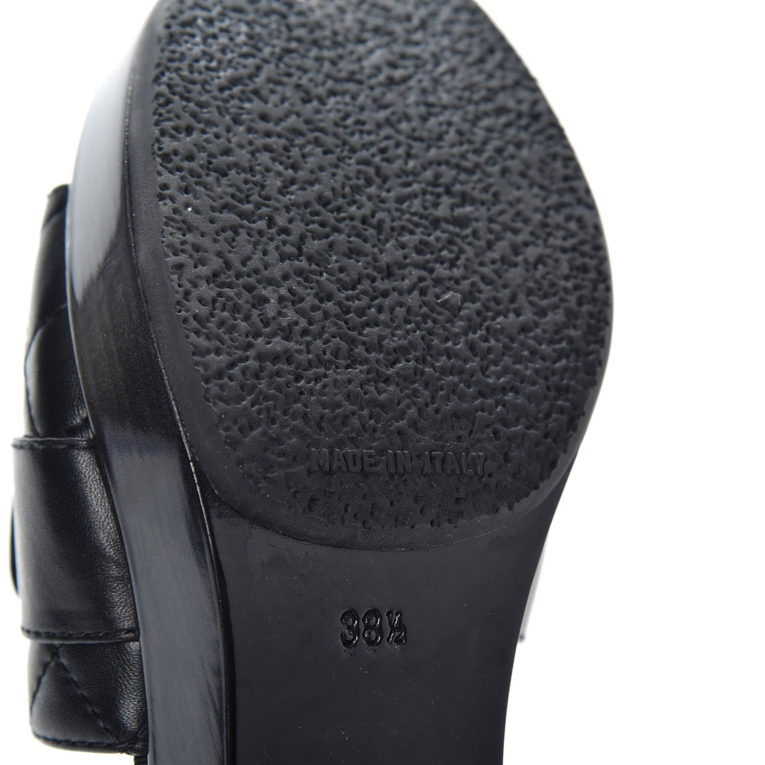 Chanel Lambskin Quilted Wooden Mules 38.5 Black 9 of 11