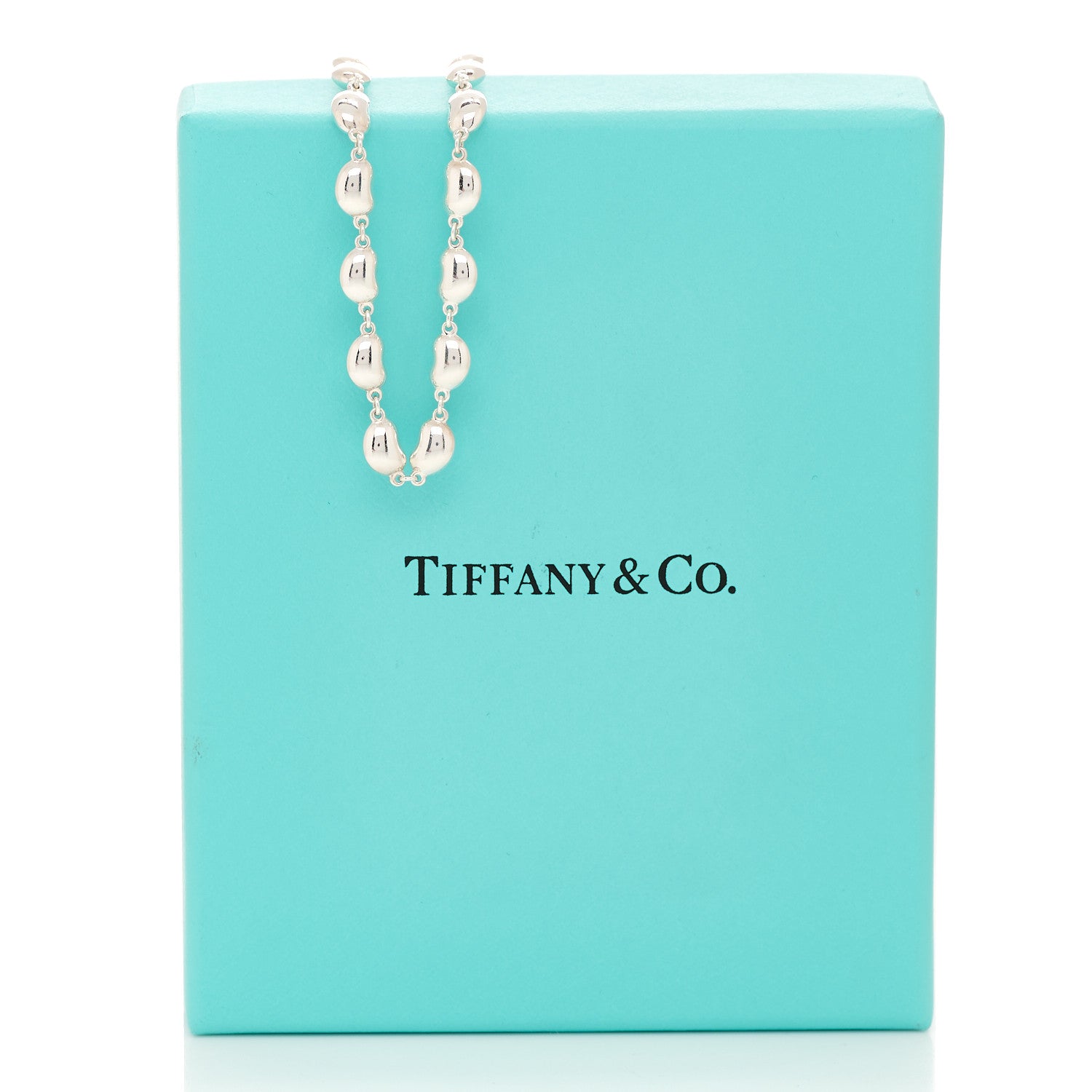 Tiffany Sterling Silver 4mm Elsa Peretti Bean Bracelet 5 of 5